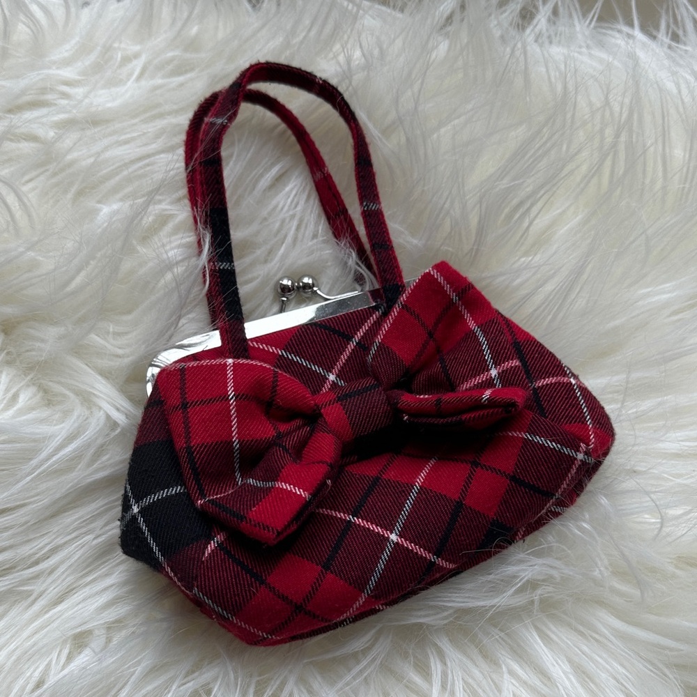 The Children's Place Red and Black Plaid Clutch